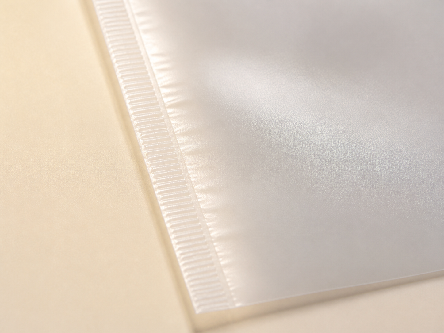 Printed flexible packaging arranged for production review